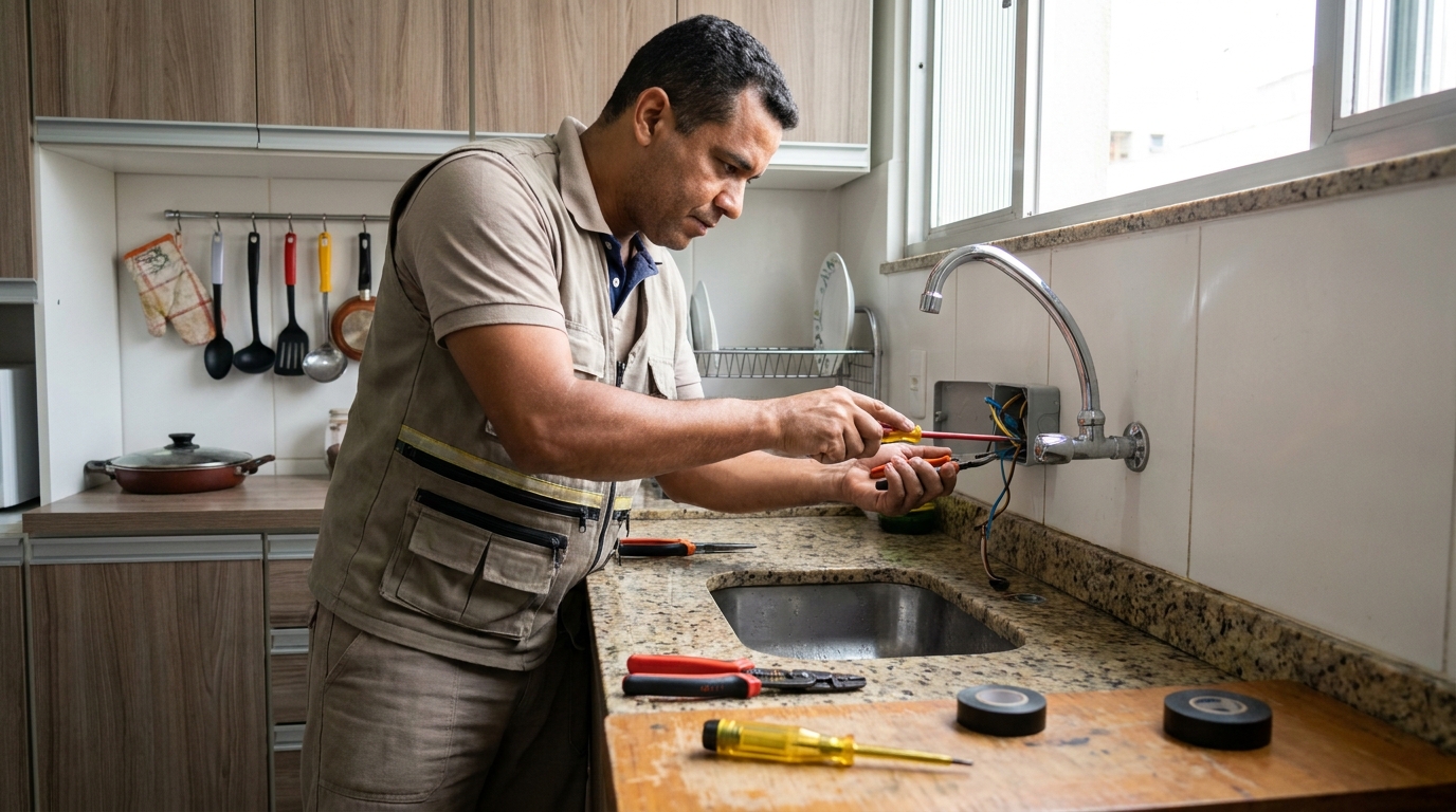 Instalação em Cozinha ou Área Gourmet no Centro, Jaraguá do Sul‑SC