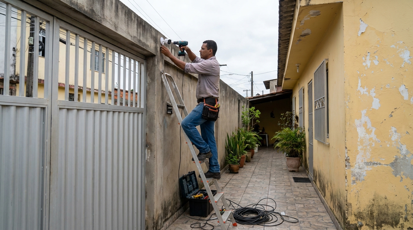 Passagem de Cabeamento no Centro, Jaraguá do Sul‑SC