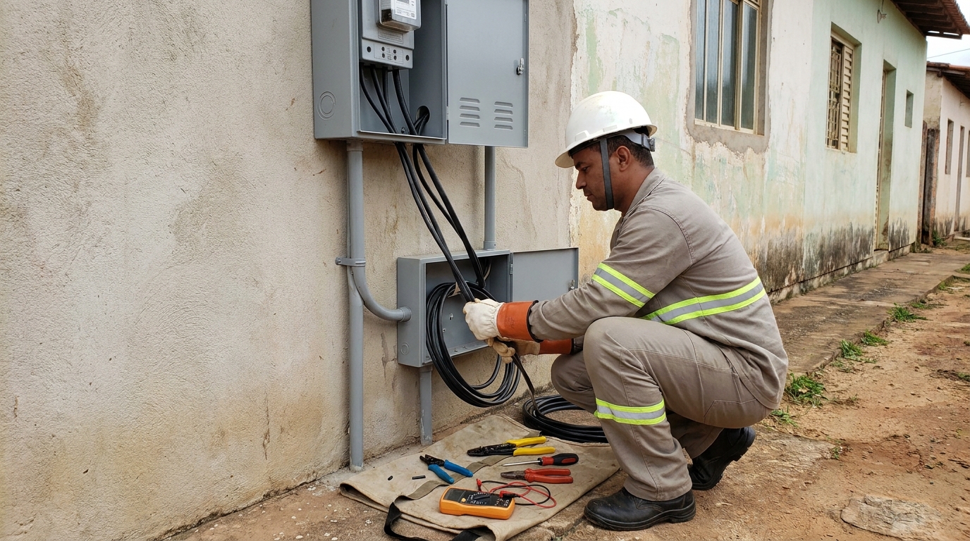 Regularização de Entrada de Energia no Centenário, Jaraguá do Sul‑SC