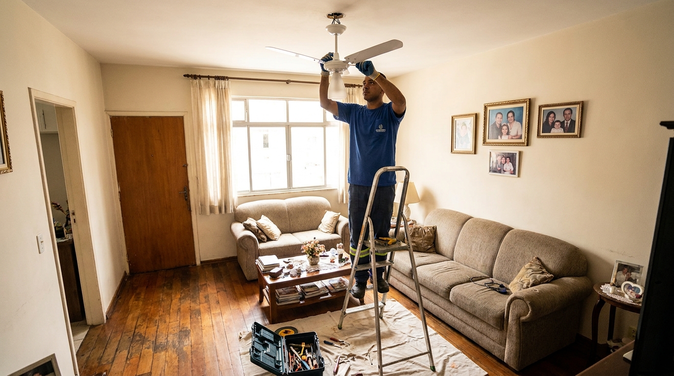 Substituição de Ventilador no Rau, Jaraguá do Sul‑SC